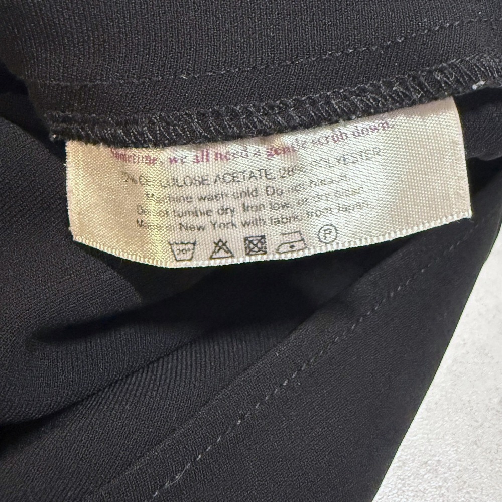 MM.LaFleur Etsuko Black Shift Dress Short Sleeve Boat Neck Size +2 - Picture 6 of 8